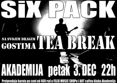SIX PACK i TEA BREAK 3.12.